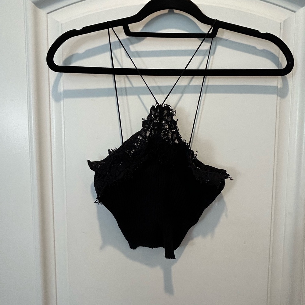 Elegant Black Lace Bralette
